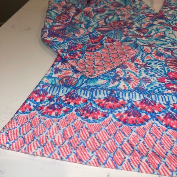 Lilly Pulitzer Higgs Hooded French Terry Swim Cover Up Tunic small - Picture 3 of 7